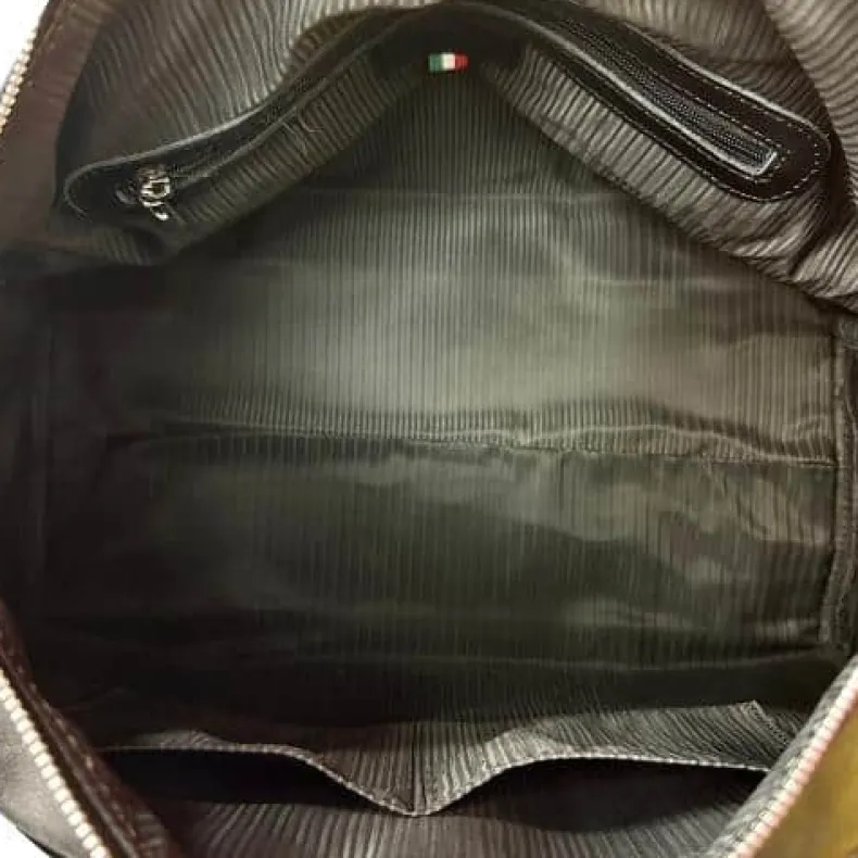 Handcrafted Travel Bag With Side Pockets
