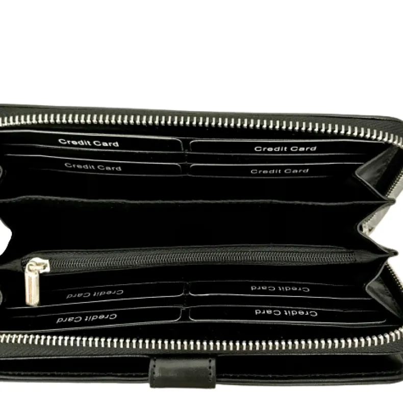 Handcrafted Wallet With Two Closures