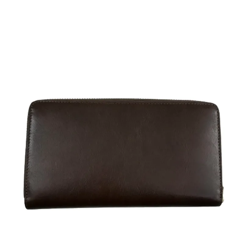 Handcrafted Wallet With Two Closures