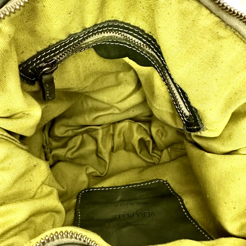 Handcrafted Washed Bag / Backpack With Pocket