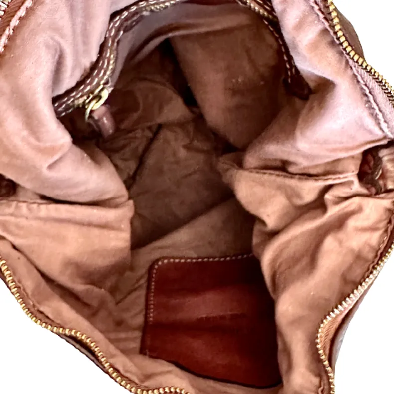 Handcrafted Washed Bag / Backpack With Pocket