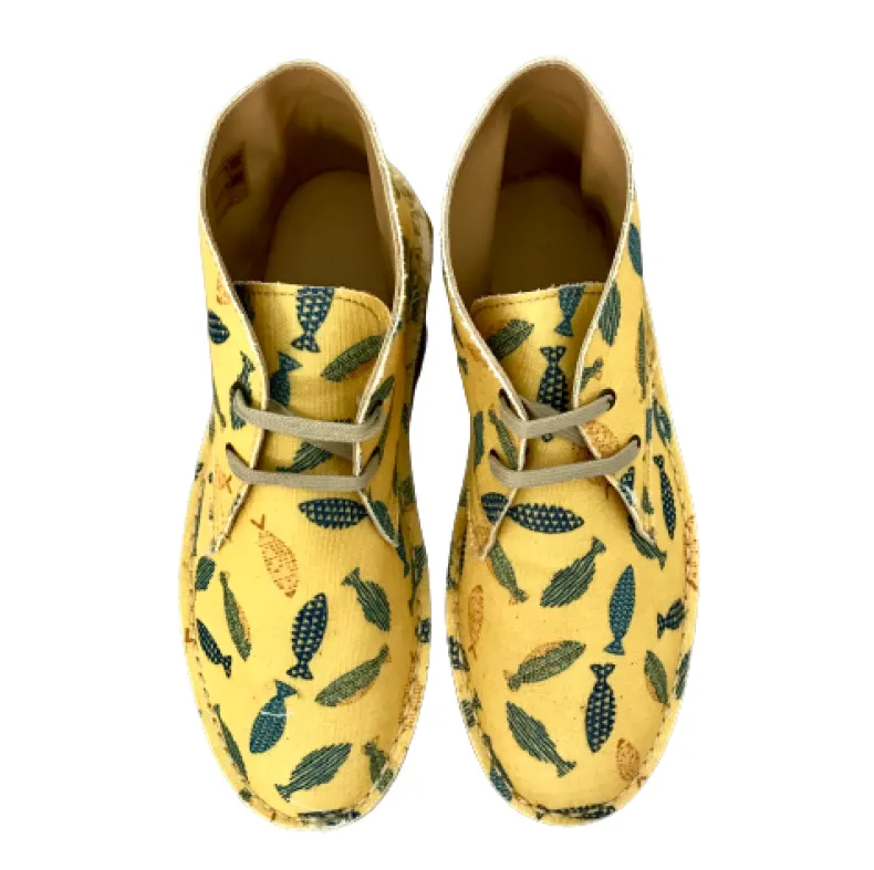 Handmade Ankle Boot Pisces Yellow