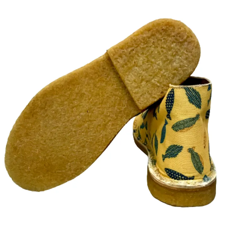 Handmade Ankle Boot Pisces Yellow