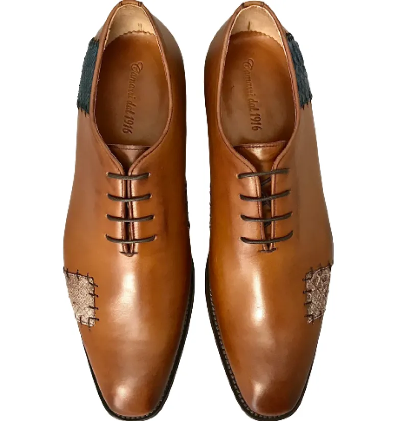 Handmade Lace-up With Patches - Luxury Line