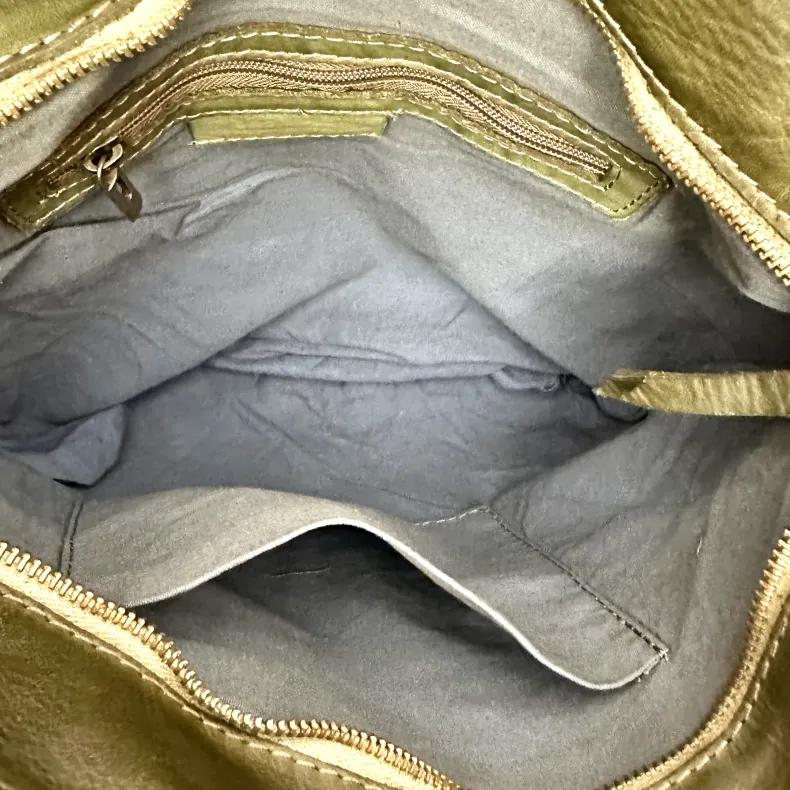 Handmade Leather Backpack With Pockets