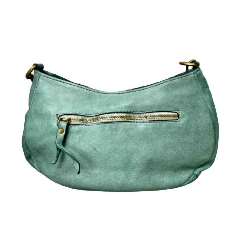 Handmade Leather Bag With Interchangeable Handle And Shoulder Strap
