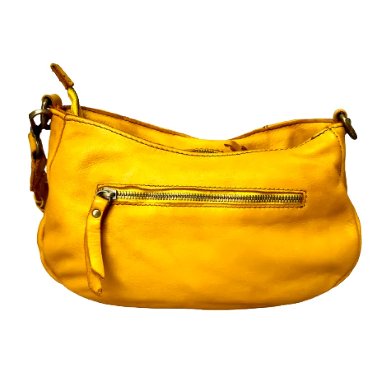 Handmade Leather Bag With Interchangeable Handle And Shoulder Strap
