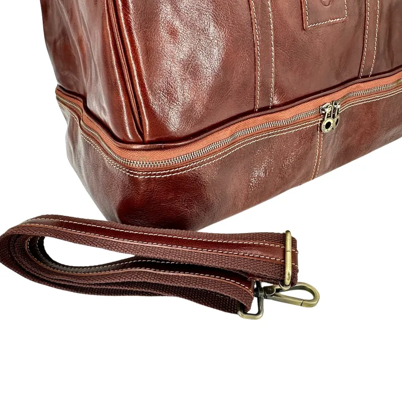 Handmade Travel Bag With Bottom