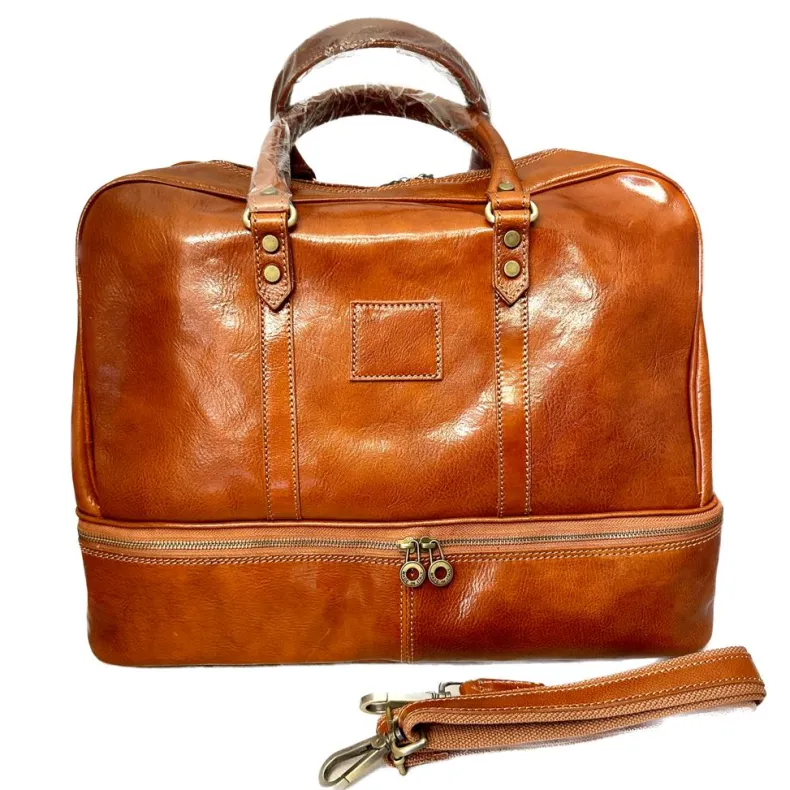 Handmade Travel Bag With Bottom