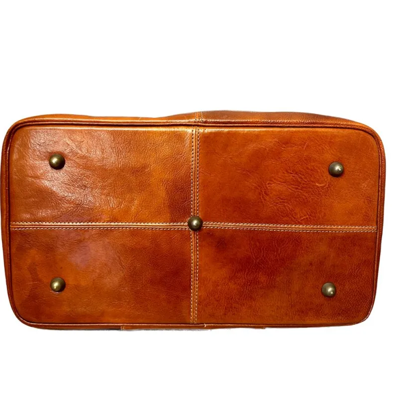 Handmade Travel Bag With Bottom