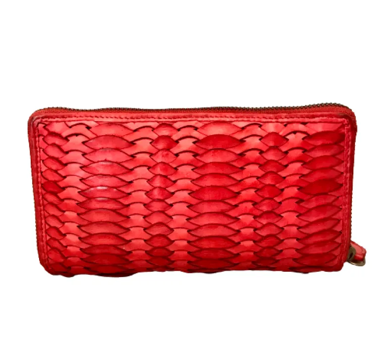 Handmade Wallet In Woven Leather
