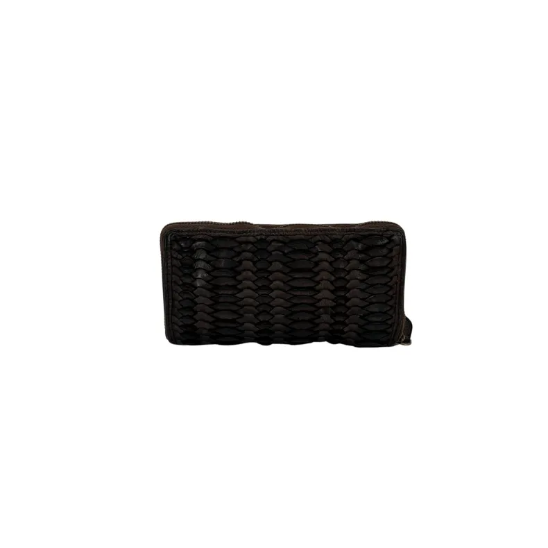 Handmade Wallet In Woven Leather