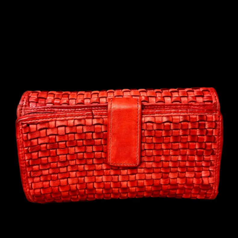Handmade Wallet In Woven Leather