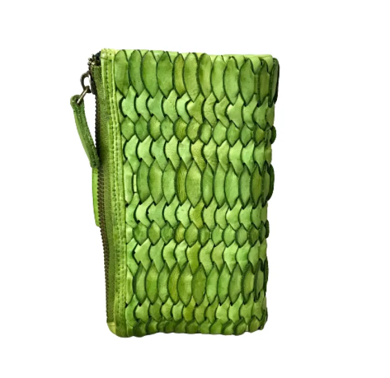 Handmade Wallet In Woven Leather