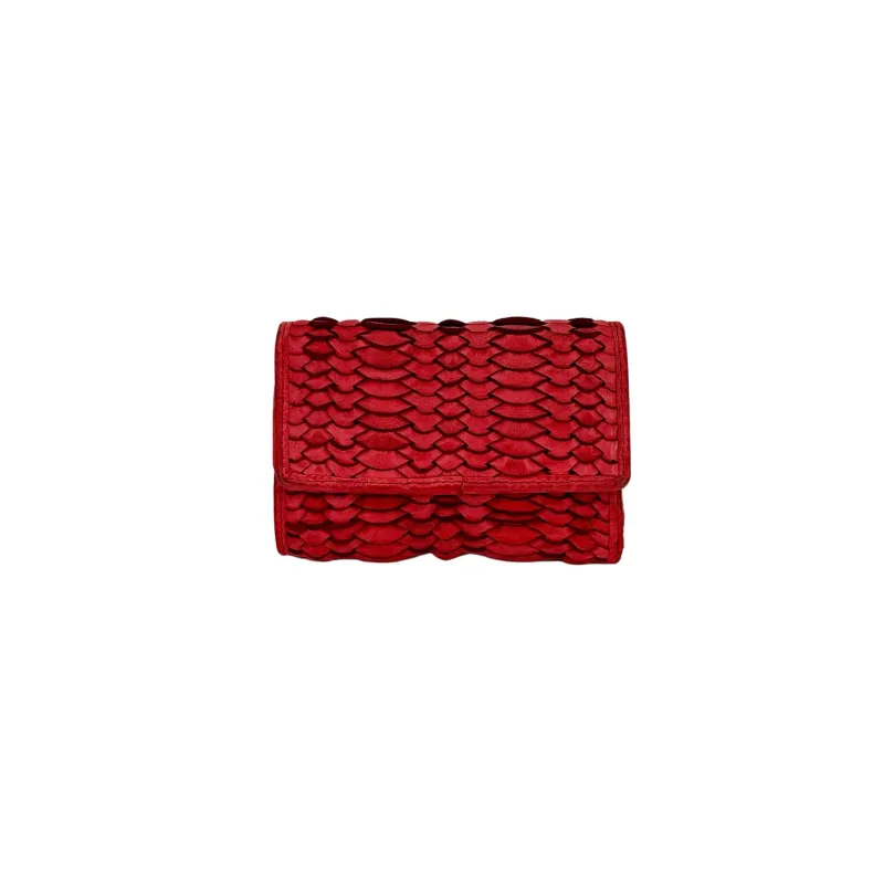 Handmade Wallet In Woven Leather