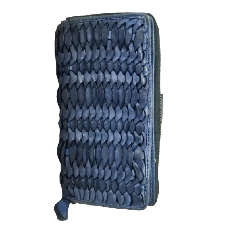 Handmade Wallet In Woven Leather