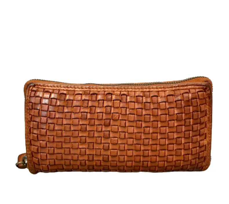 Handmade Wallet In Woven Leather