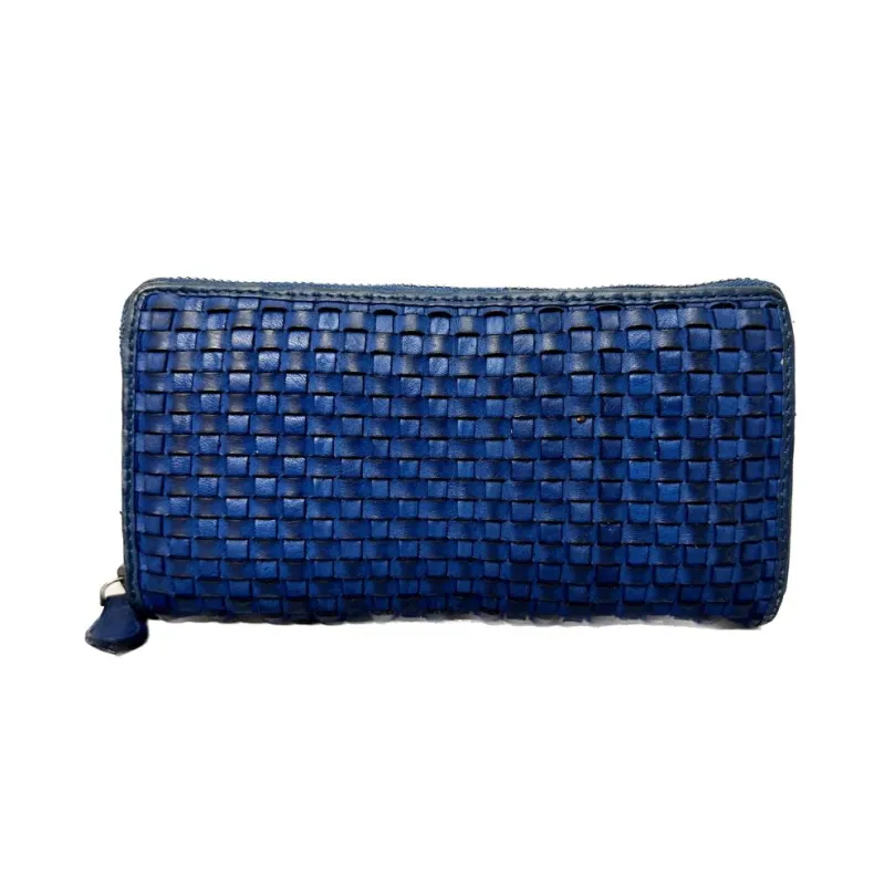 Handmade Wallet In Woven Leather