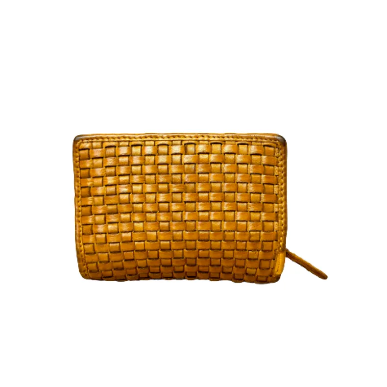 Handmade Wallet In Woven Leather