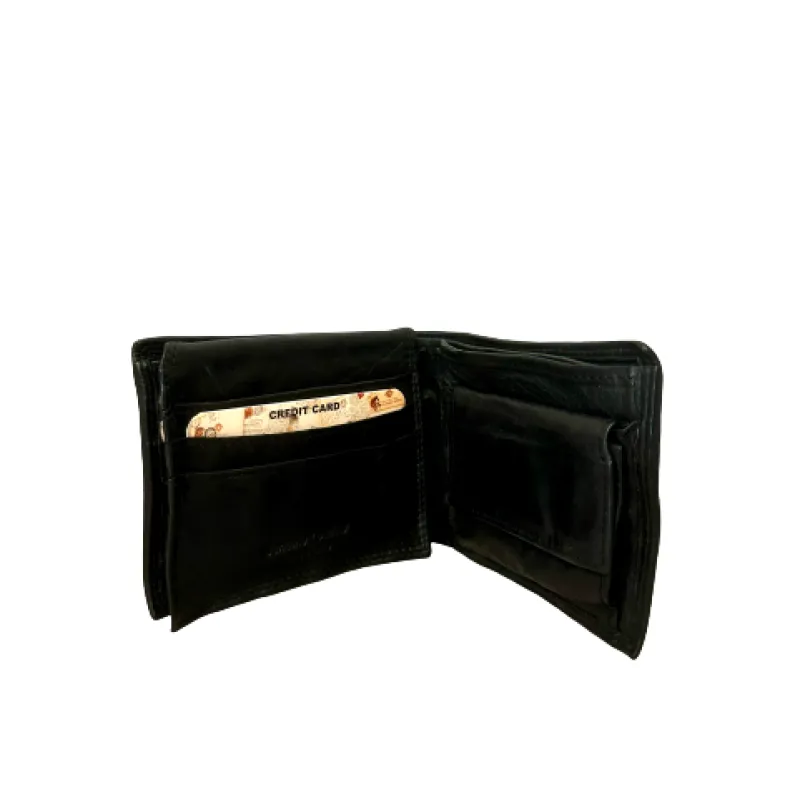 Handmade Wallet In Washed Leather