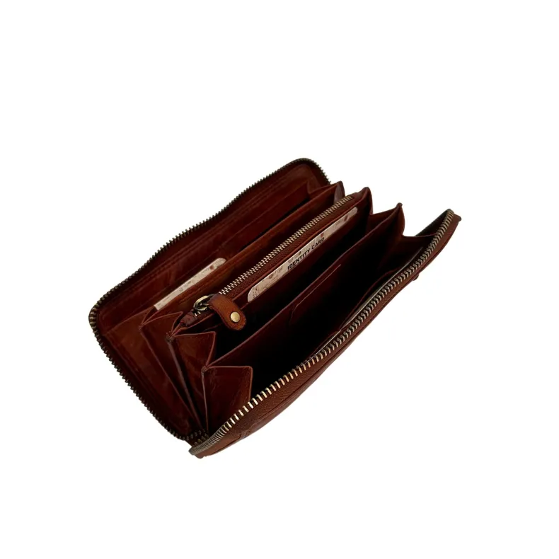 Handmade Wallet In Washed Leather