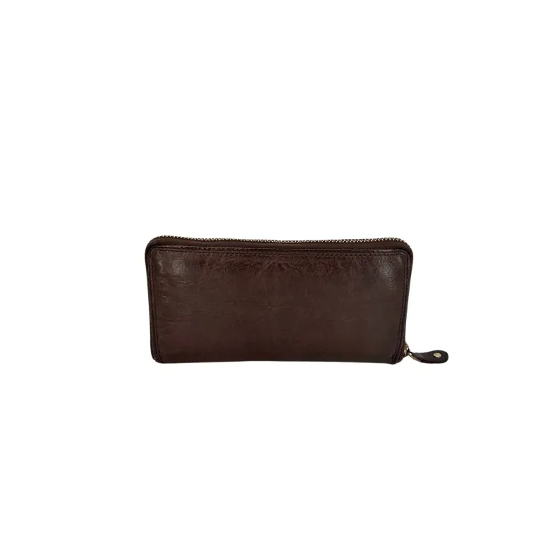 Handmade Wallet In Washed Leather