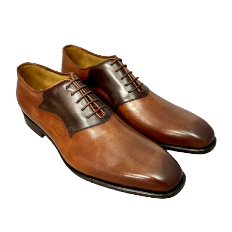 Hand-stitched Two-tone Shaded Handcrafted Lace-up Blake