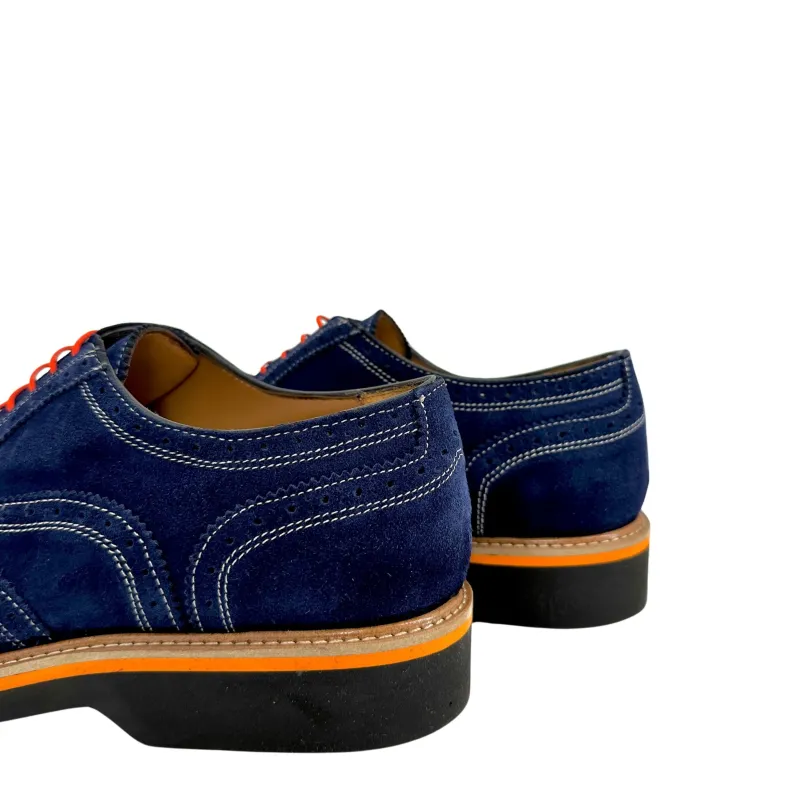 Lace-up In Blue Suede
