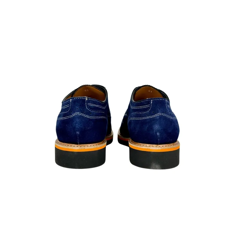 Lace-up In Blue Suede