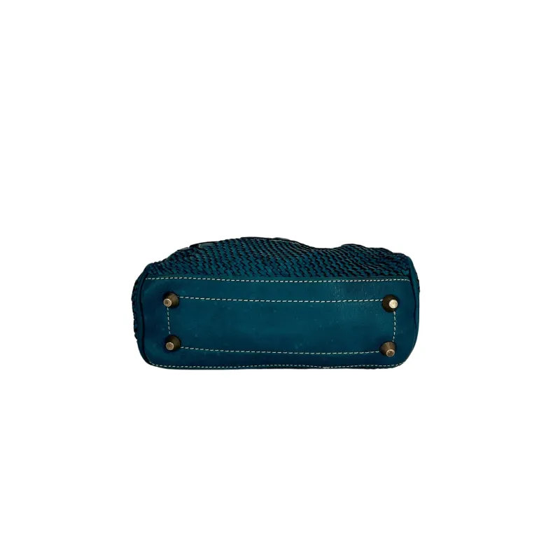 Lili Minibag – Woven Leather