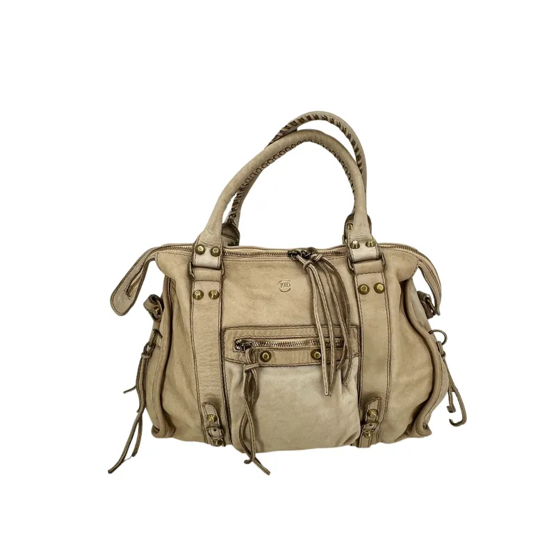 Luisa Small – Handbag With Studs And Leather Laces