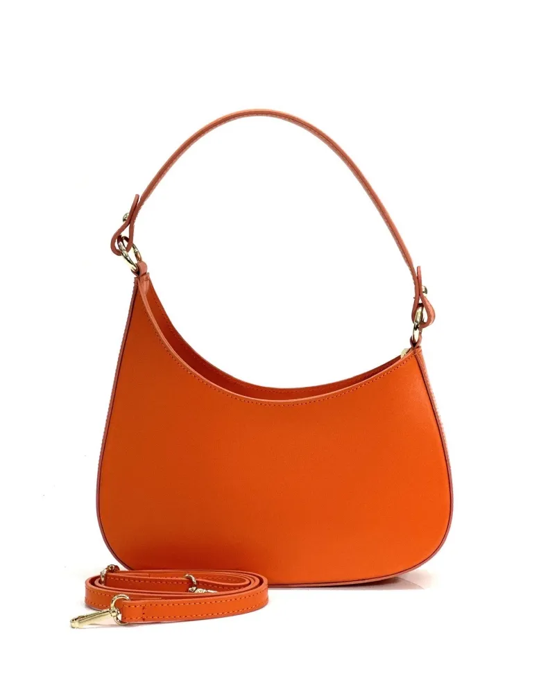 Luna – Blown Leather Bag With Two Shoulder Straps
