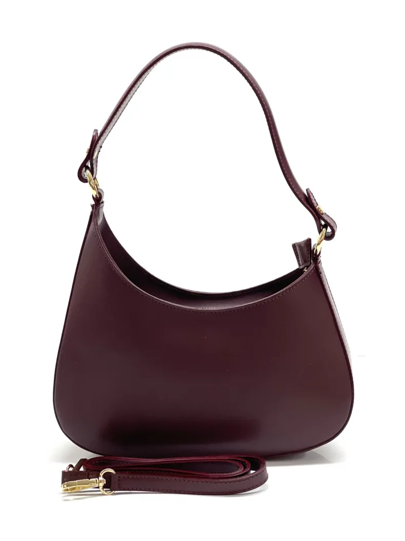Luna – Blown Leather Bag With Two Shoulder Straps