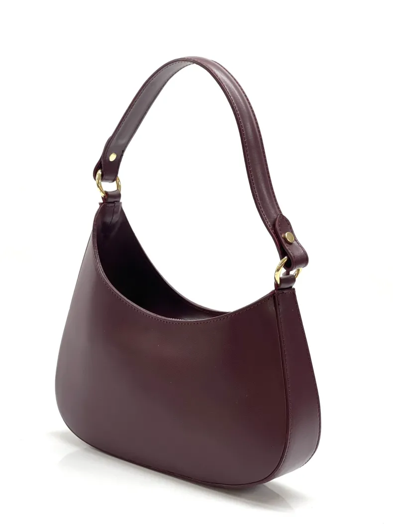 Luna – Blown Leather Bag With Two Shoulder Straps