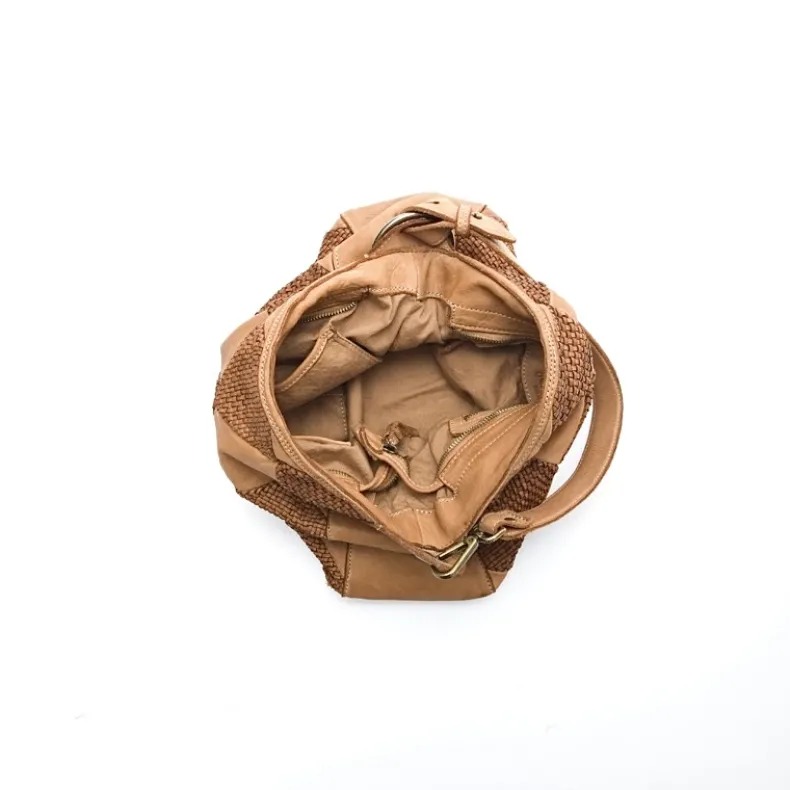 Melissa Quilted And Woven Effect Bag