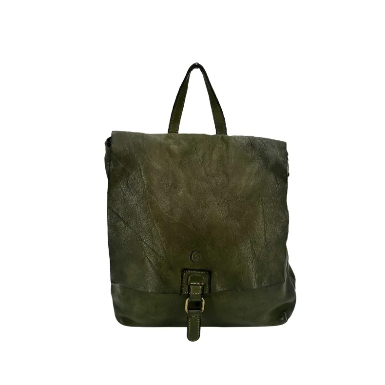 Meri – Handcrafted Backpack In Smooth Washed Leather