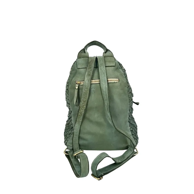 Paris – Woven Leather Backpack