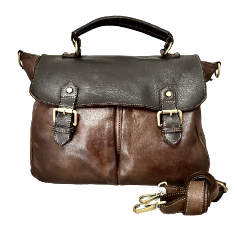 Professional Briefcase In Calfskin And Cowhide