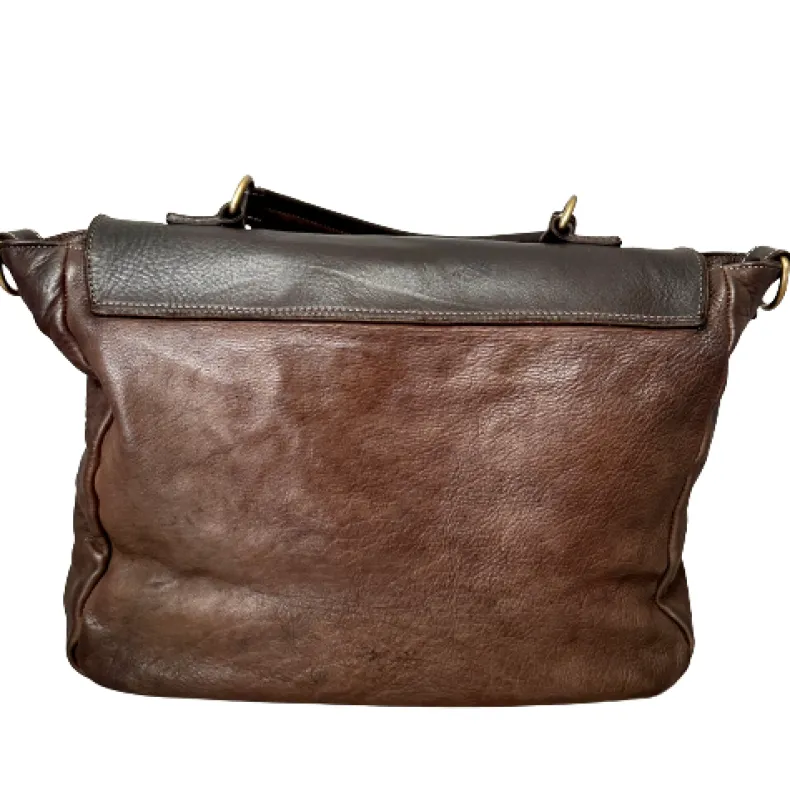 Professional Briefcase In Calfskin And Cowhide