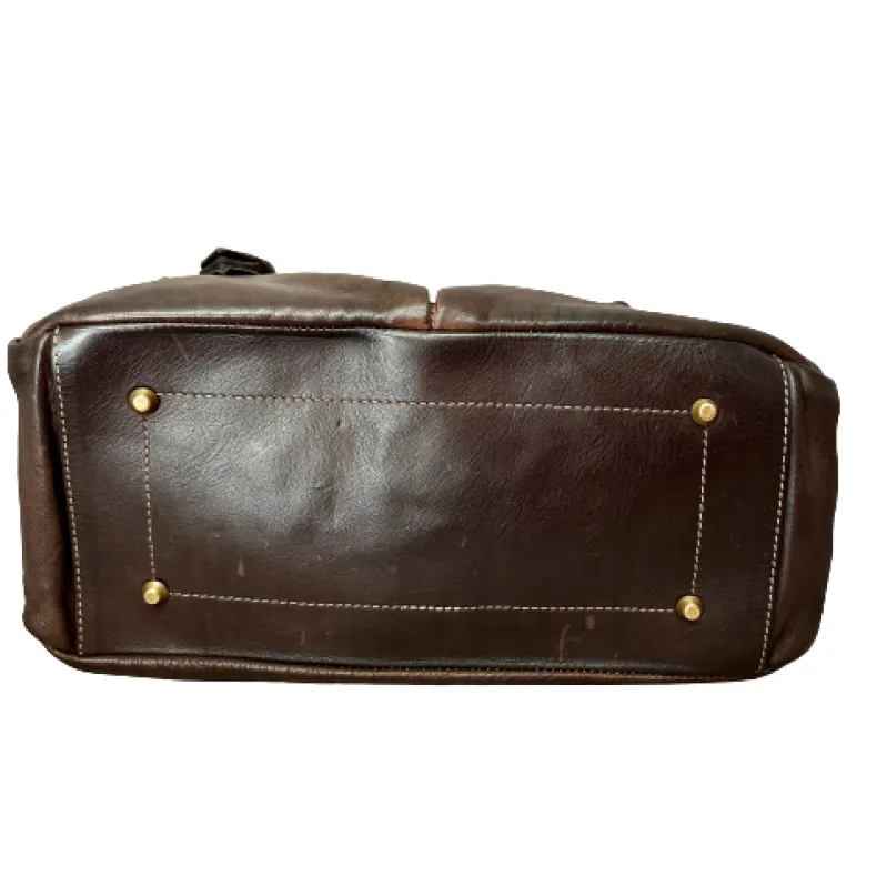 Professional Briefcase In Calfskin And Cowhide