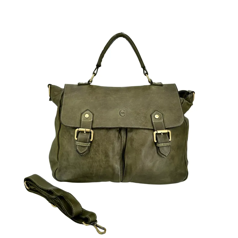 Professional Briefcase In Calfskin And Cowhide