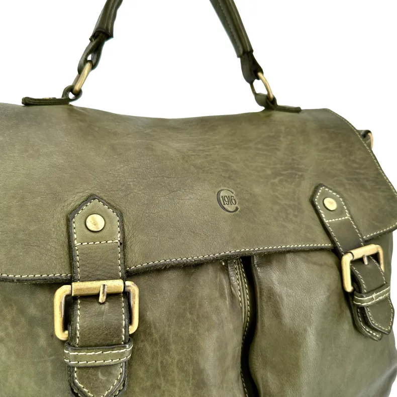 Professional Briefcase In Calfskin And Cowhide