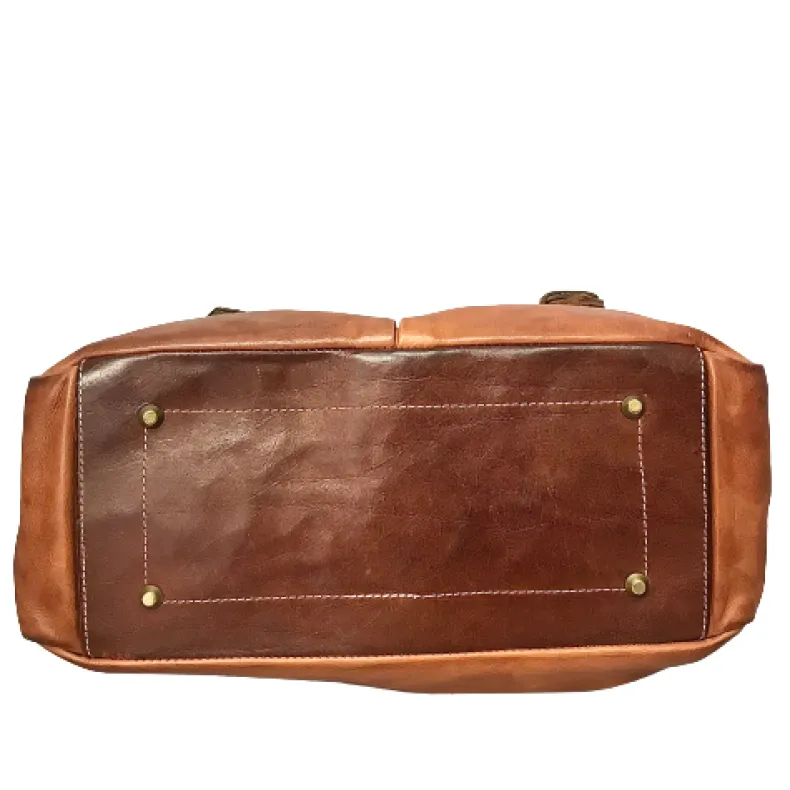 Professional Briefcase In Calfskin And Cowhide