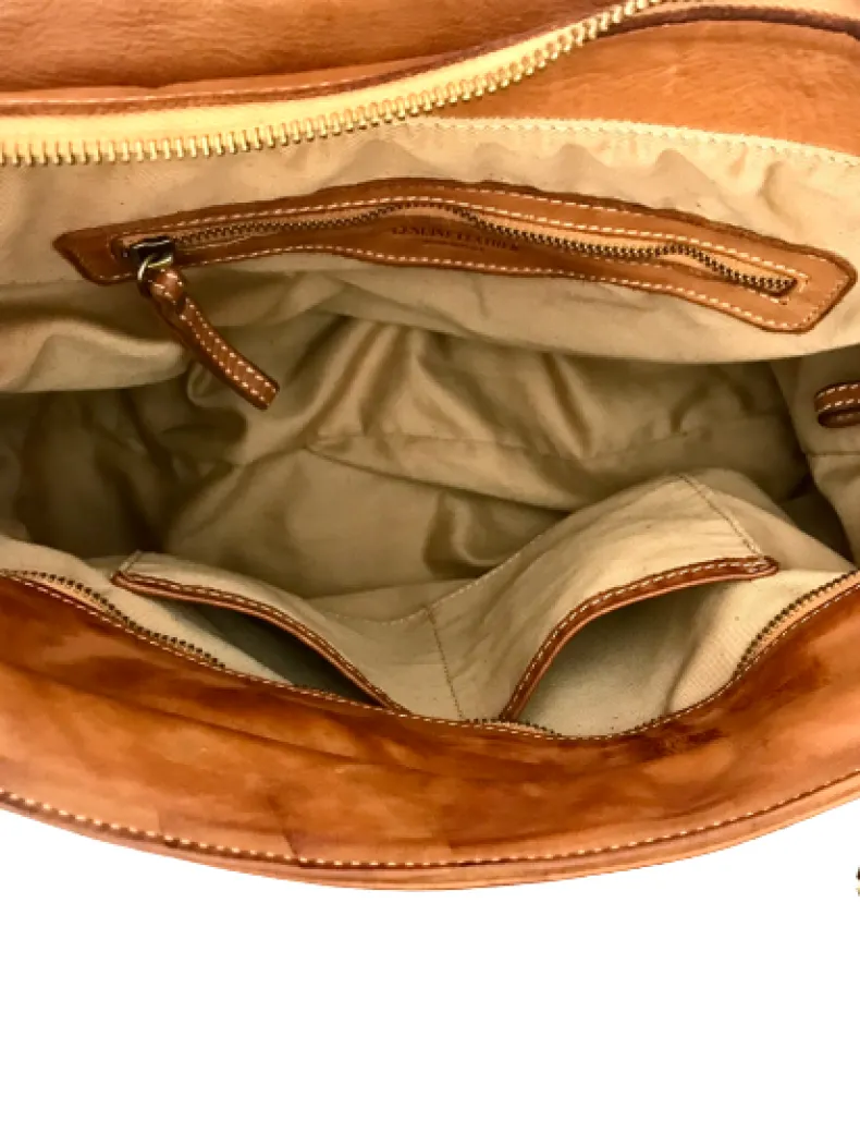 Professional Briefcase In Calfskin And Cowhide