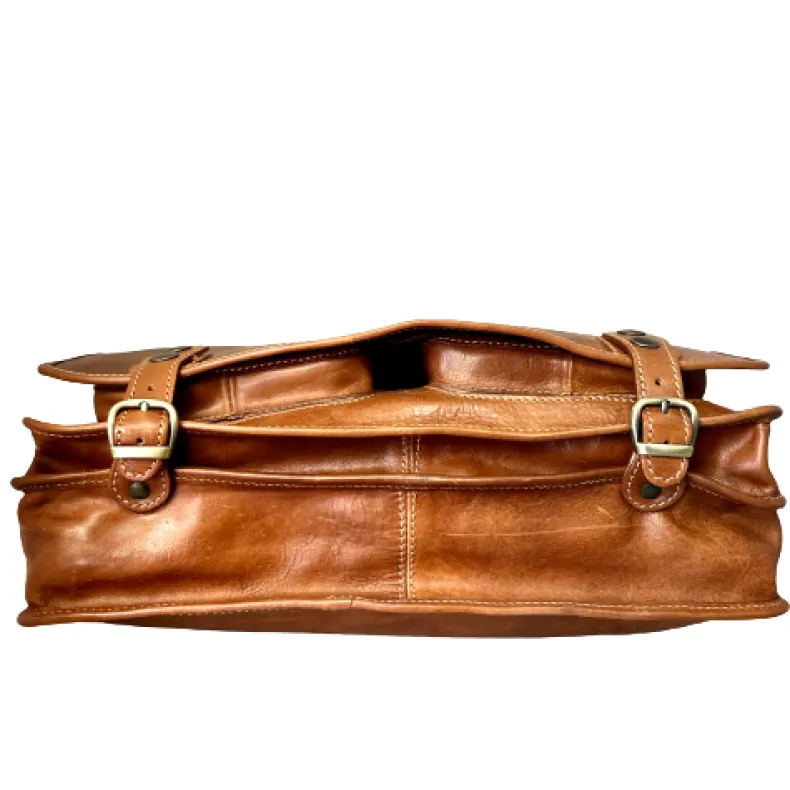 Professional Briefcase In Matte Leather