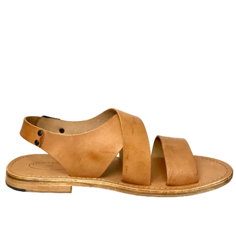 Sandal In Burnt Leather Mod. 7005