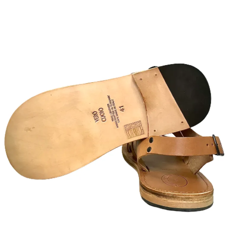 Sandal In Burnt Leather Mod. 7005