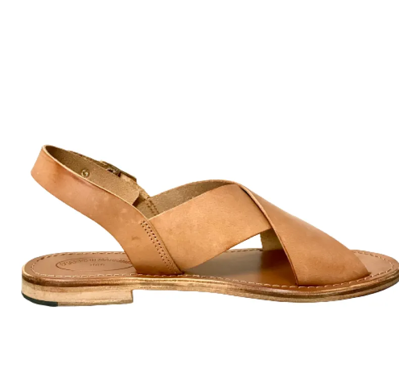 Sandal In Burnt Leather Mod. 9901