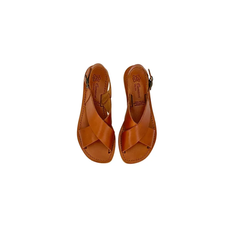 Sandal In Burnt Leather Mod. 9901