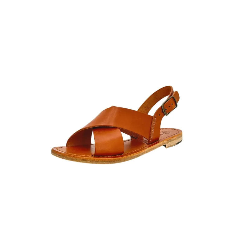 Sandal In Burnt Leather Mod. 9901